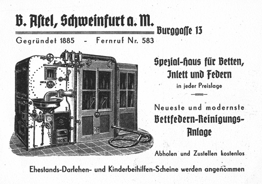 Die erste Reinigungsanlage mit Kohleofen zur Dampferzeugung